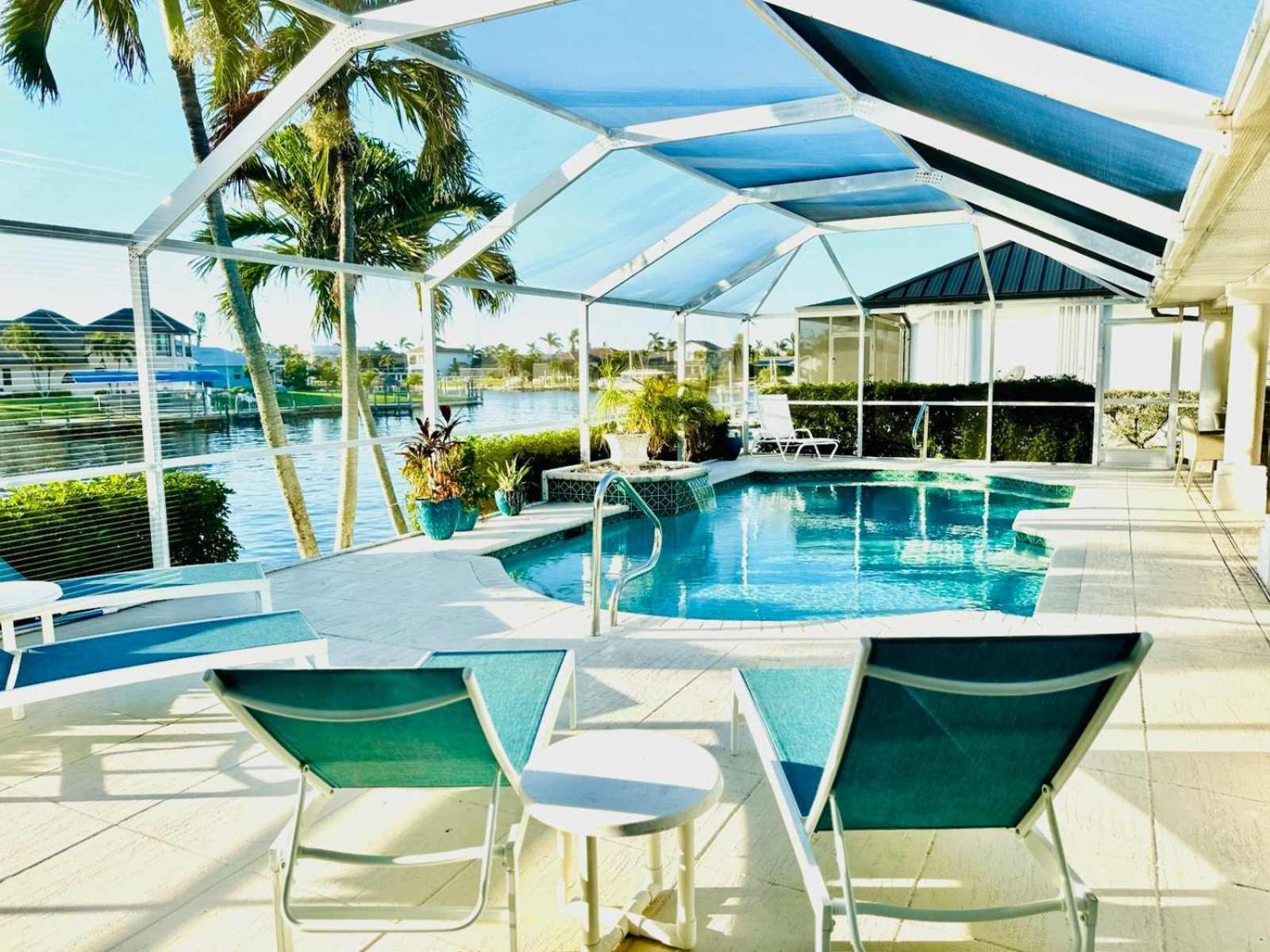 Free Heatedpool On Sailboataccesscanal Boat Lift Villa Cape Coral Exterior photo